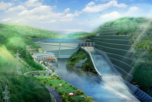 金安老挝南塔河1号水电站项目